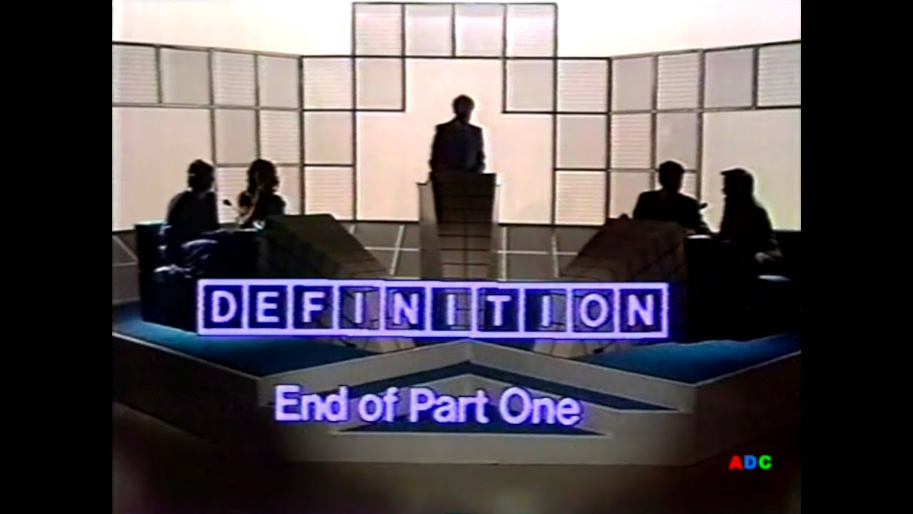 Definition (Game show) (part) HTV West Production + Yorkshire TV adverts 1982