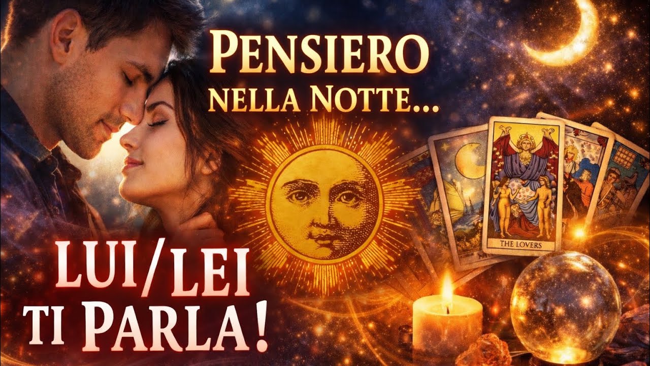 🌸✨❤️PENSIERO CANALIZZATO NELLA NOTTE: PARLA A TE, ASCOLTA! tarocchi #tarot #amore