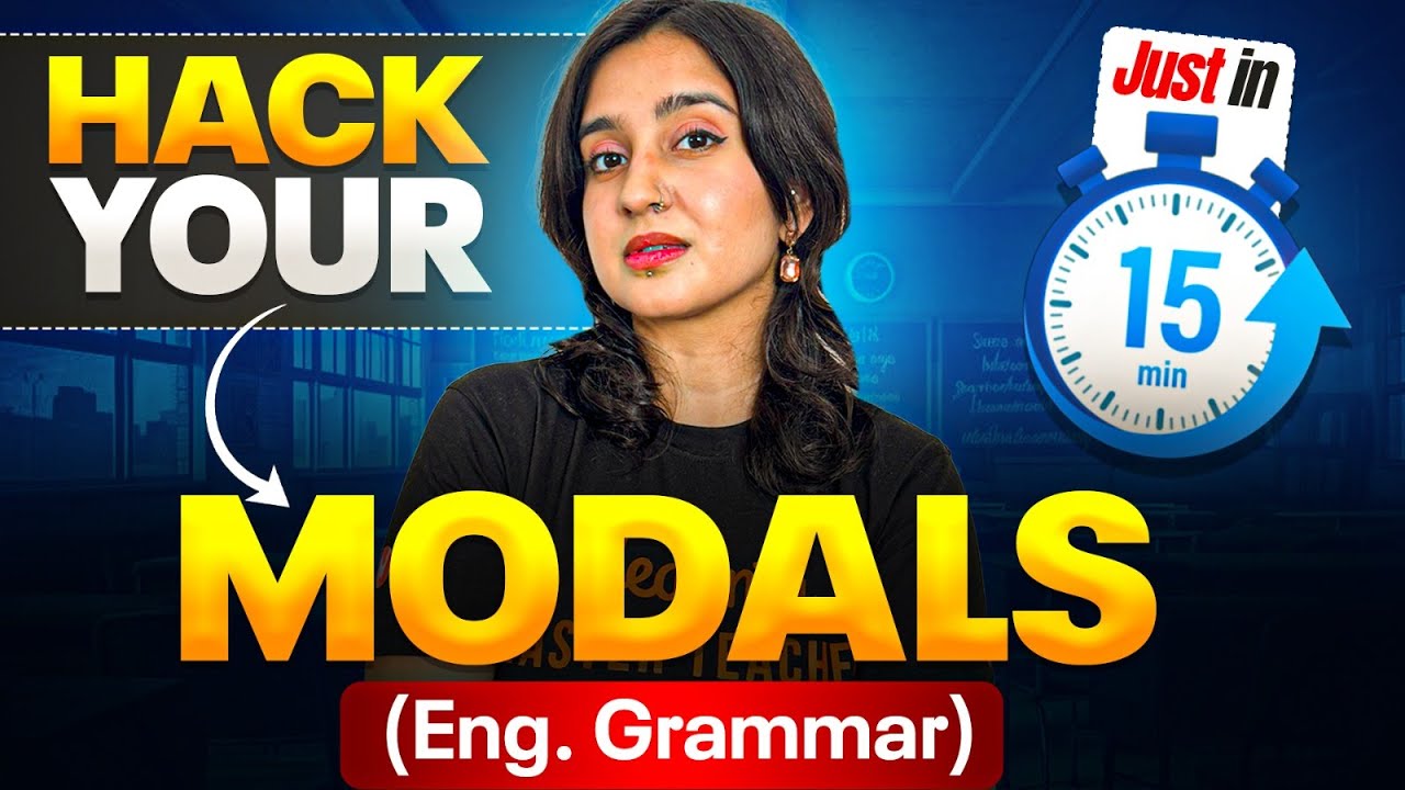 Modals in 15 Mins | Quick English Grammar Concept for CBSE 10th Board by Asmita Mam