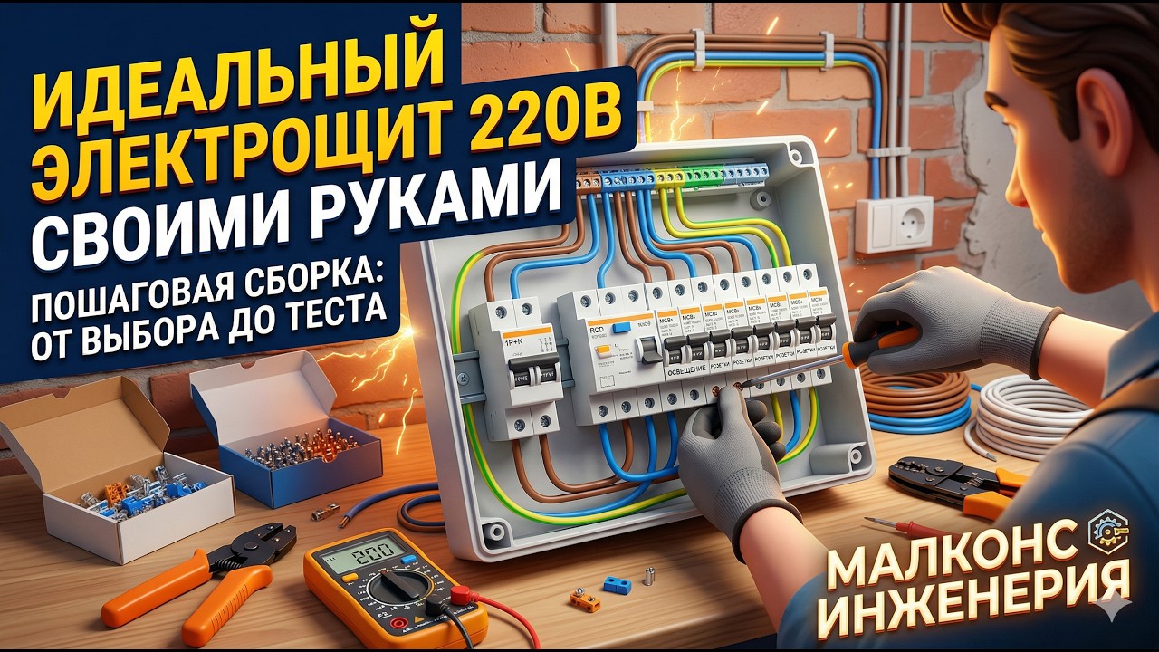 С этим справится даже новичок. Как спроектировать / собрать  свой электрощит для квартиры или дома.