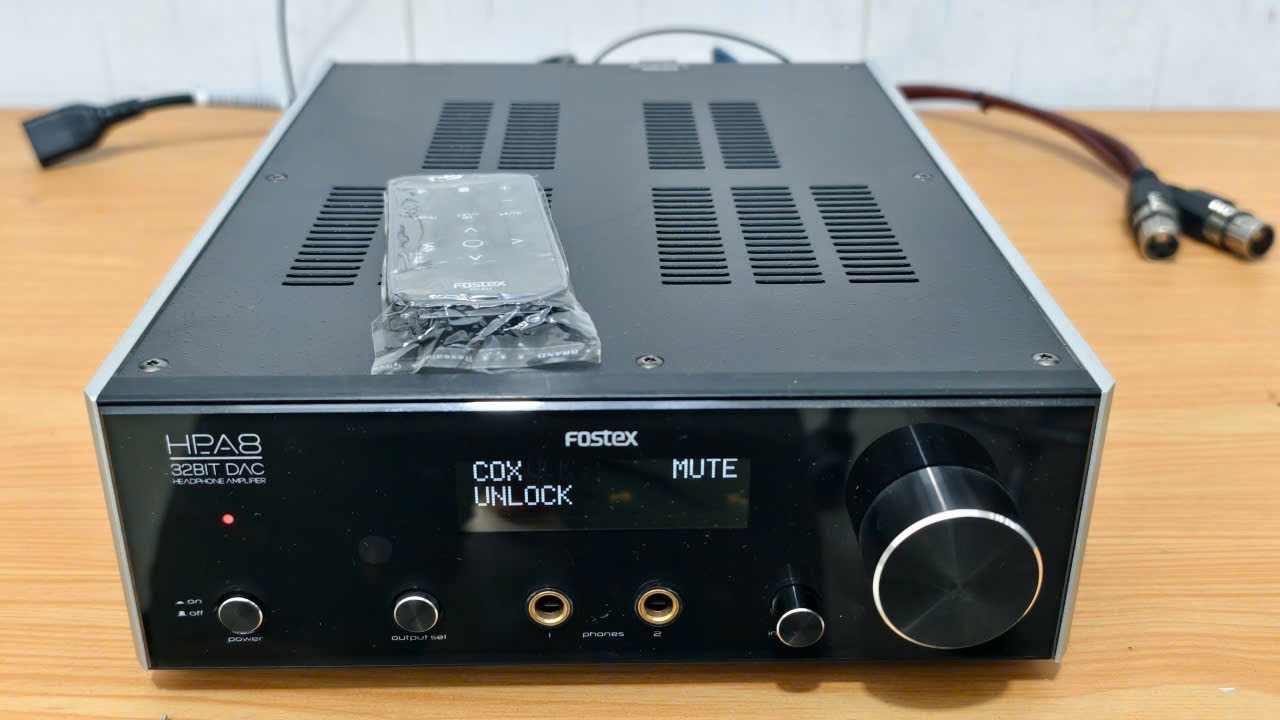 Có thiết bị này nhạc trên youtube nghe rất sướng tai DAC Fostex hp a8