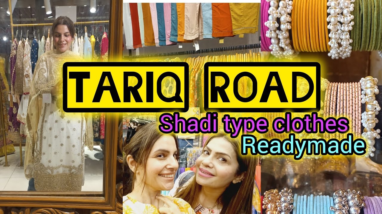 In search of wedding dresses, exploring  tariq rd #tariqroad #shopping #weddingdress #sisters