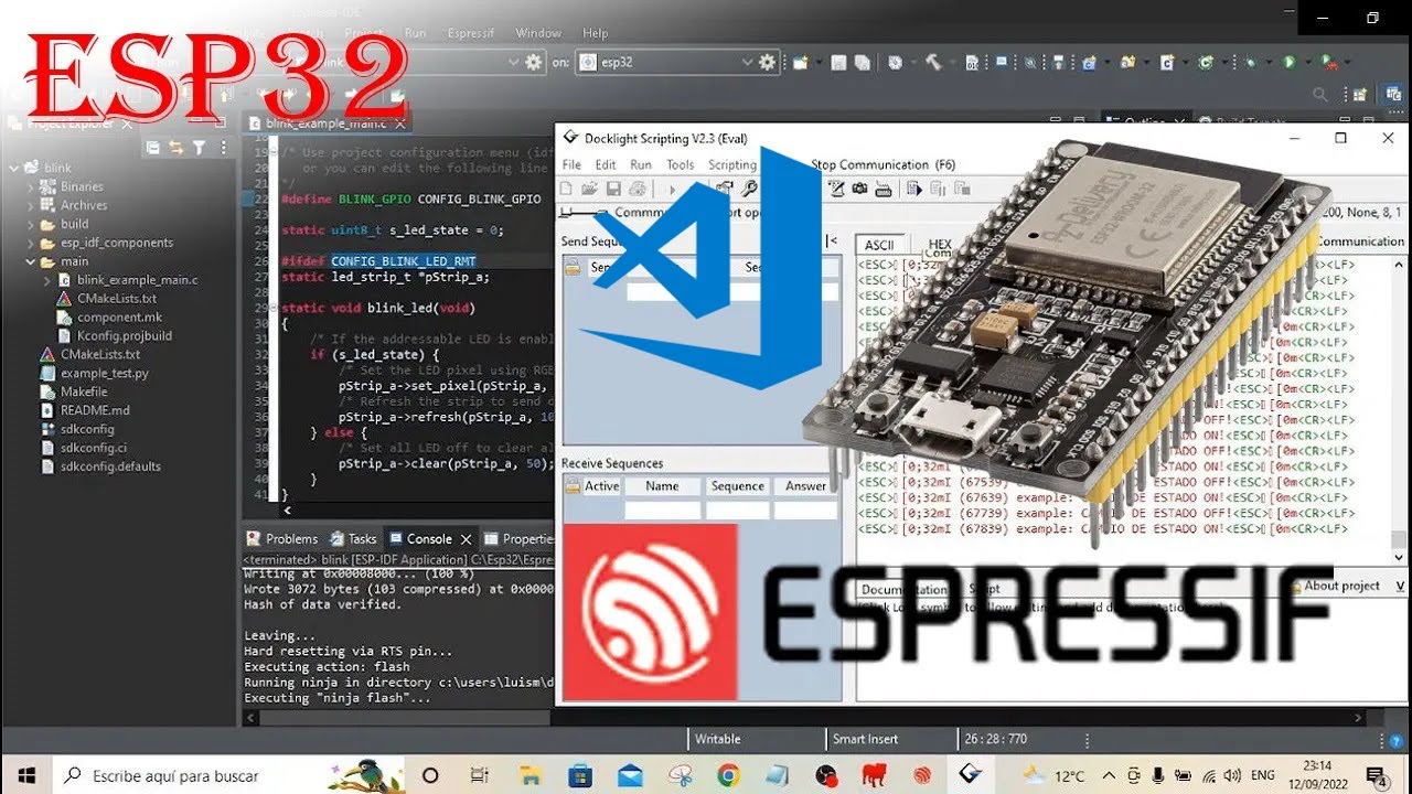 1) Instalar ESP32 IDF SDK con Visual Studio Code🔥💻  con Primer Ejemplo