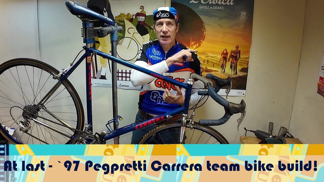 `97 Pegoretti Carrera Asics CGA team bike build - наконец-то!!!