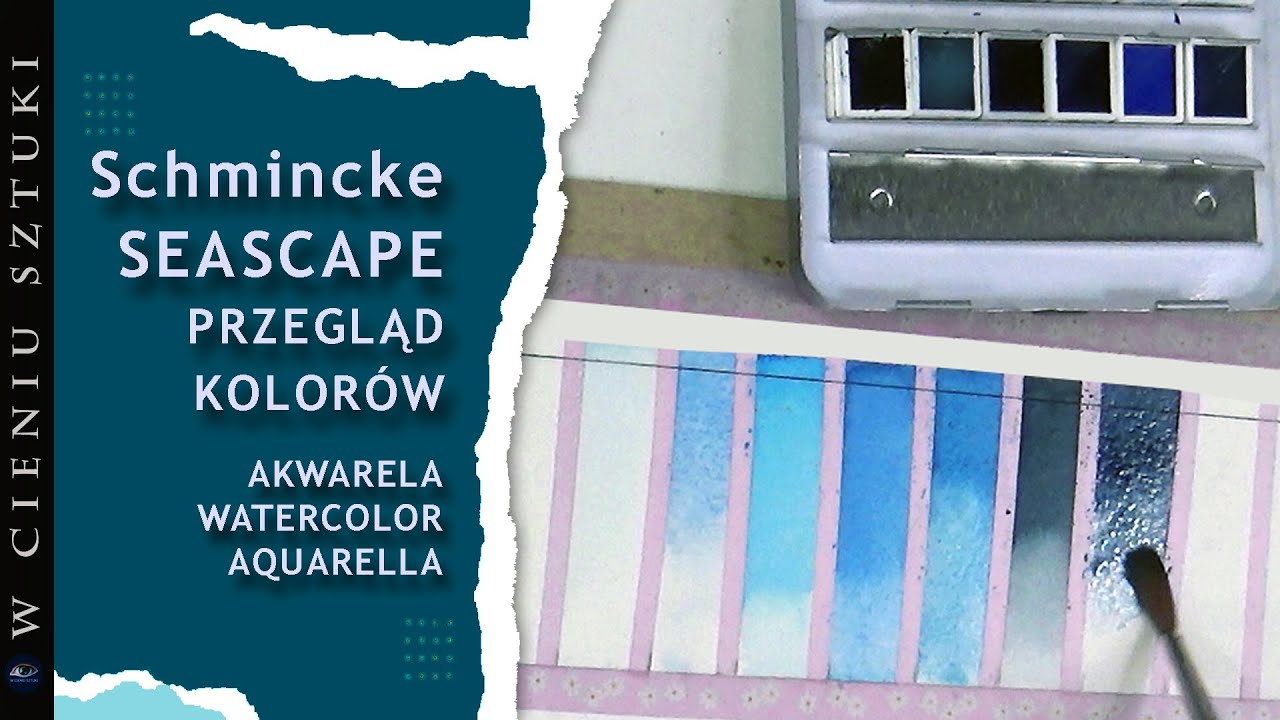 Schmincke Seascape watercolor 🔵 zestaw akwareli  part 1