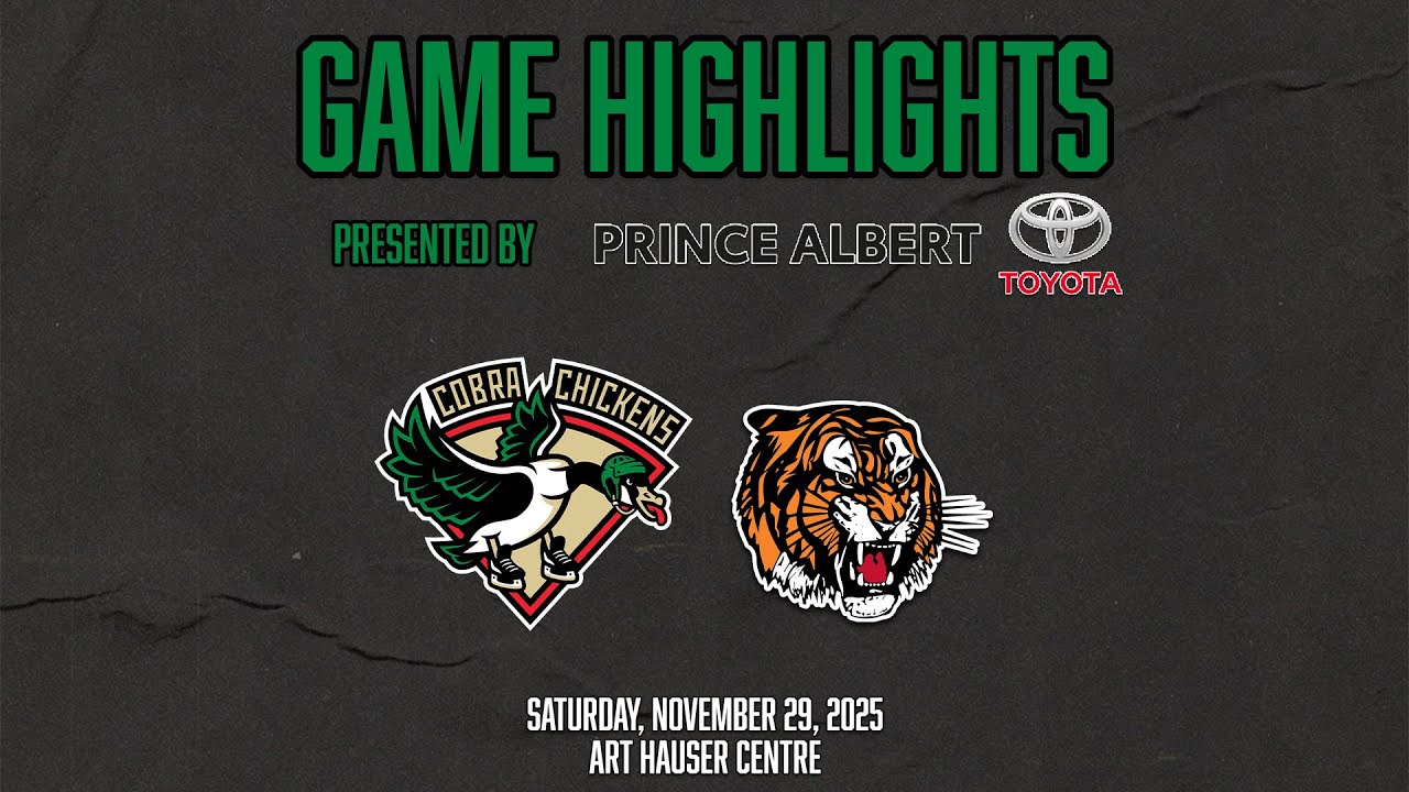Prince Albert Toyota Game Highlights: November 29 vs Medicine Hat