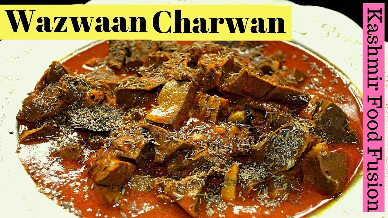 Kashmiri Wazwaan Charwan || jiger ka salan || Lamb Liver and Lungs in kashmiri wazwaan style