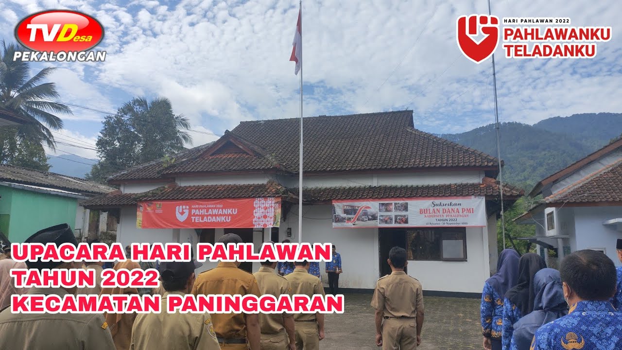 Upacara Hari Pahlawan - Pembacaan Amanat Menteri Sosial oleh Camat Paninggaran #tvdesa #beritadaerah