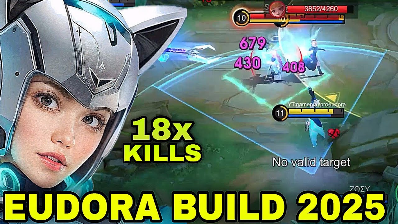 EUDORA BEST BUILD 2025 | BUILD AND EMBLEM SET | TOP 1 GLOBAL EUDORA 