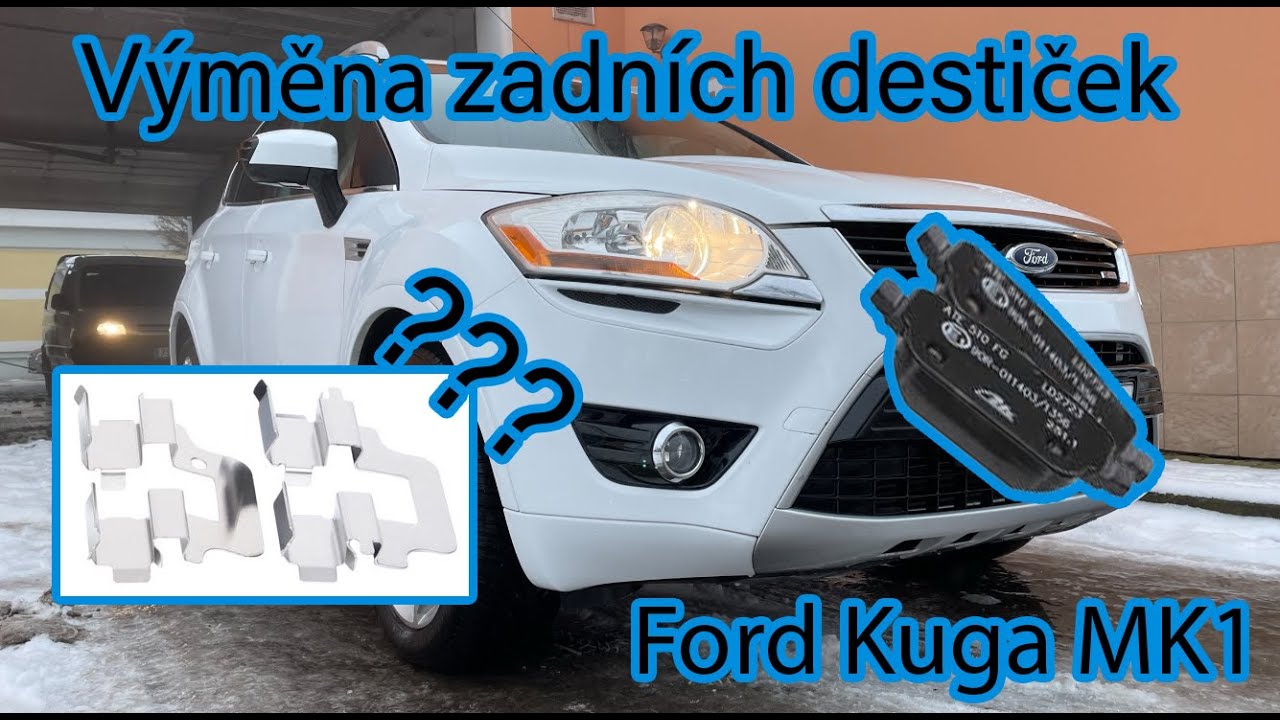 FORD KUGA MK1 | Výměna zadních destiček | How to replace rear brake pads
