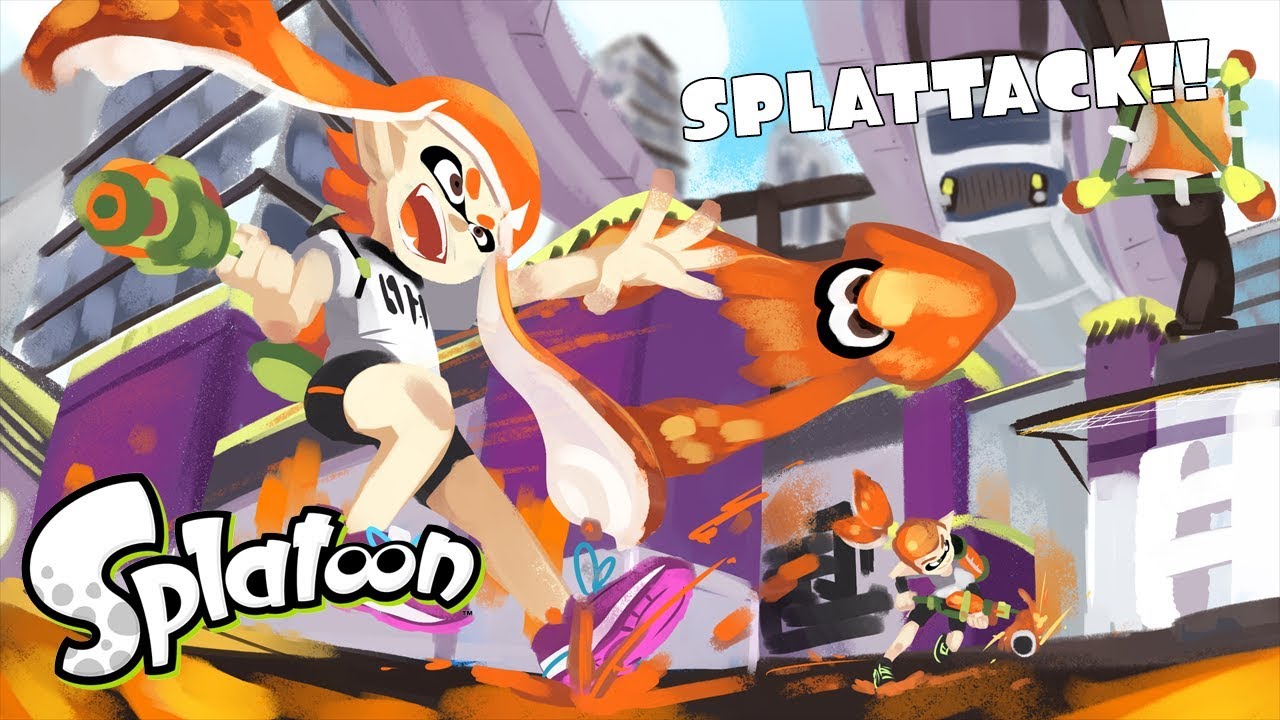 Splattack! WITH LYRICS - Splatoon Cover