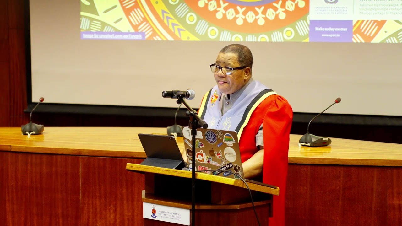 Prof Vukosi Marivate Inaugural Lecture.  Department of Computer Science, University of Pretoria