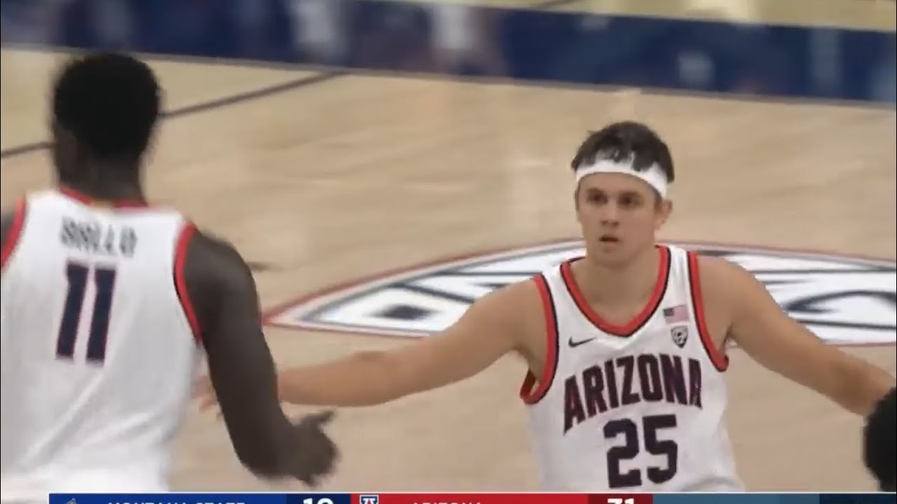 Kerr Kriisa drops 6 three pointers vs Montana State