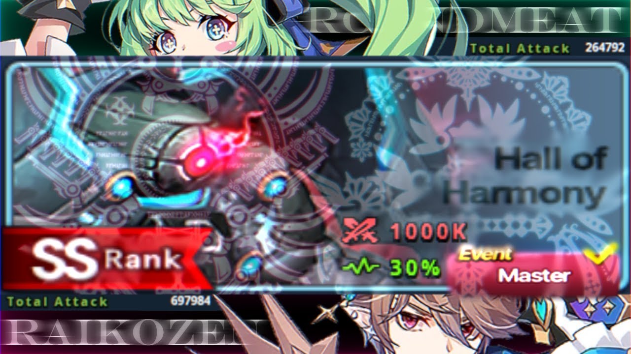 【Grand Chase Classic】697K + 264K TA Hall of Harmony MASTER | Rufus + Lime