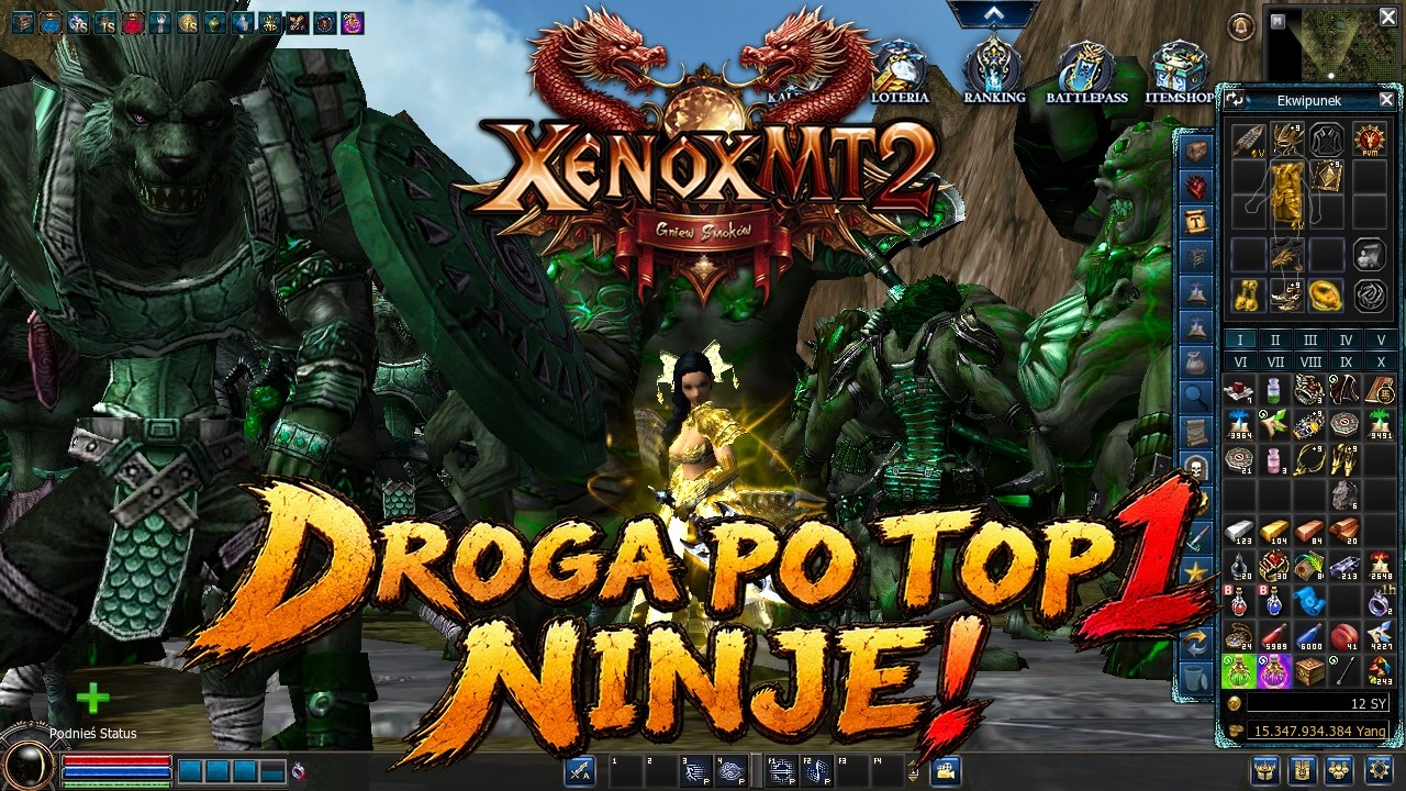 XenoxMT2 - DROGA PO TOP1 NINJE ROZPOCZĘTA! ❤️&zwj;🔥 ALBO TERAZ ALBO NIGDY!