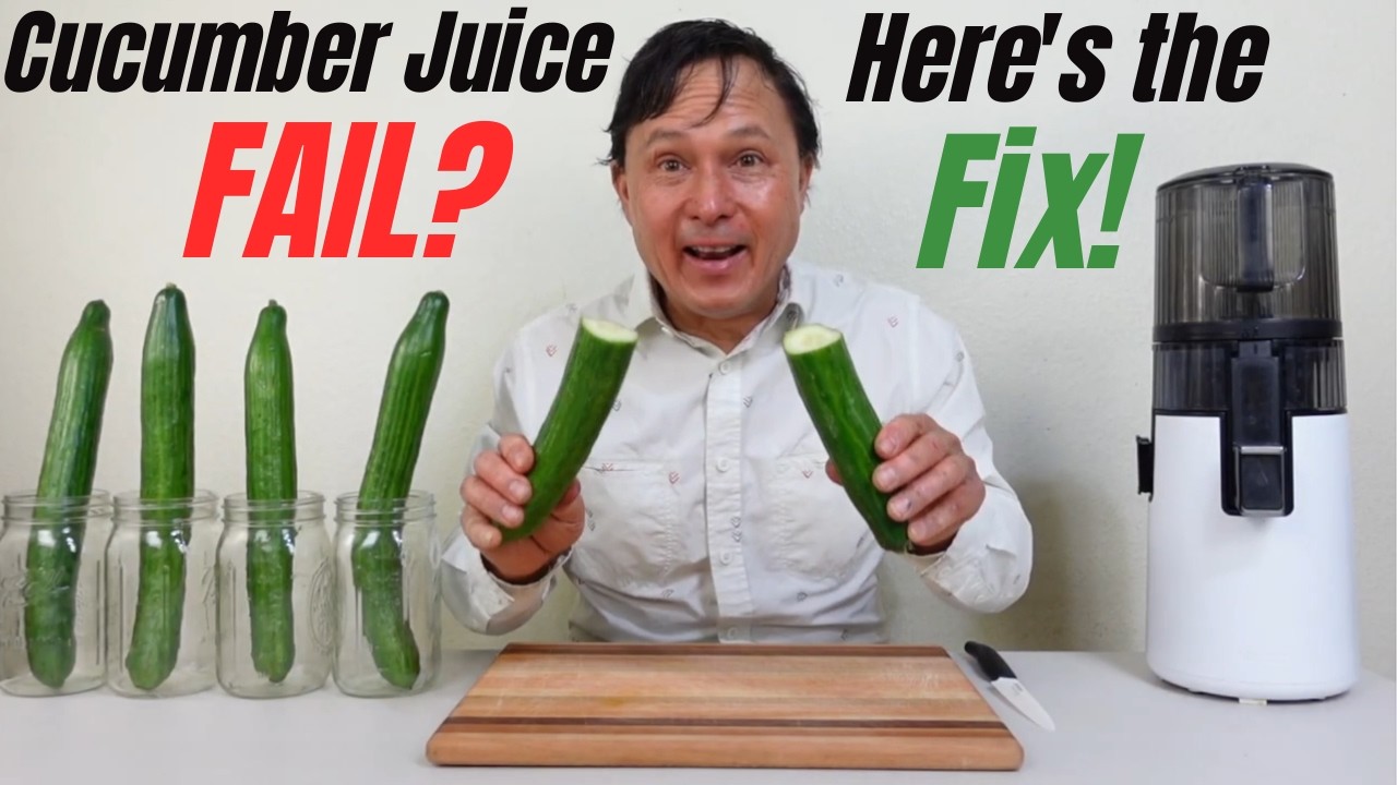 Why Your Juicer Struggles at Juicing Cucumbers (And the Easy Fix!)