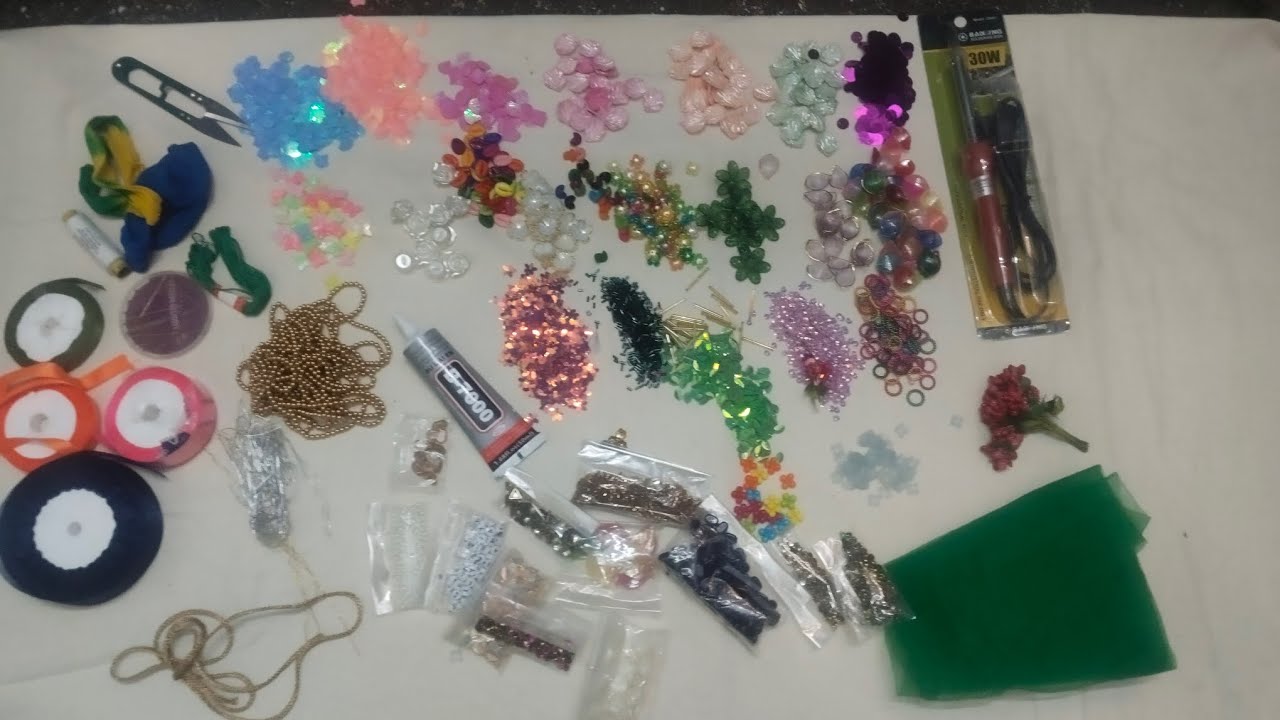 FREE Brooches Materials Details | Brooch செய்ய தேவையான பொருட்கள் |  class 6 Ravima Creations