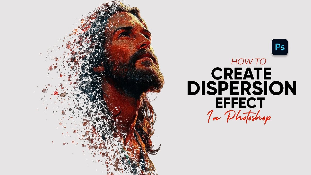 How to create Dispersion Effect using Photoshop- beginner tutorial