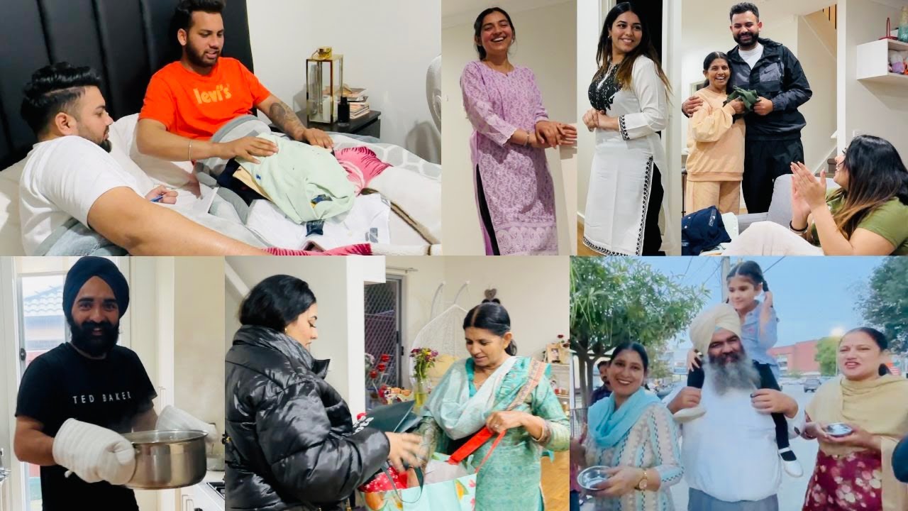 INDIAN PARENTS GOT GIFTS FOR FAMILY IN AUSTRALIA | AUSTRALIA VS CANADA GROCERY | INDER & KIRAT