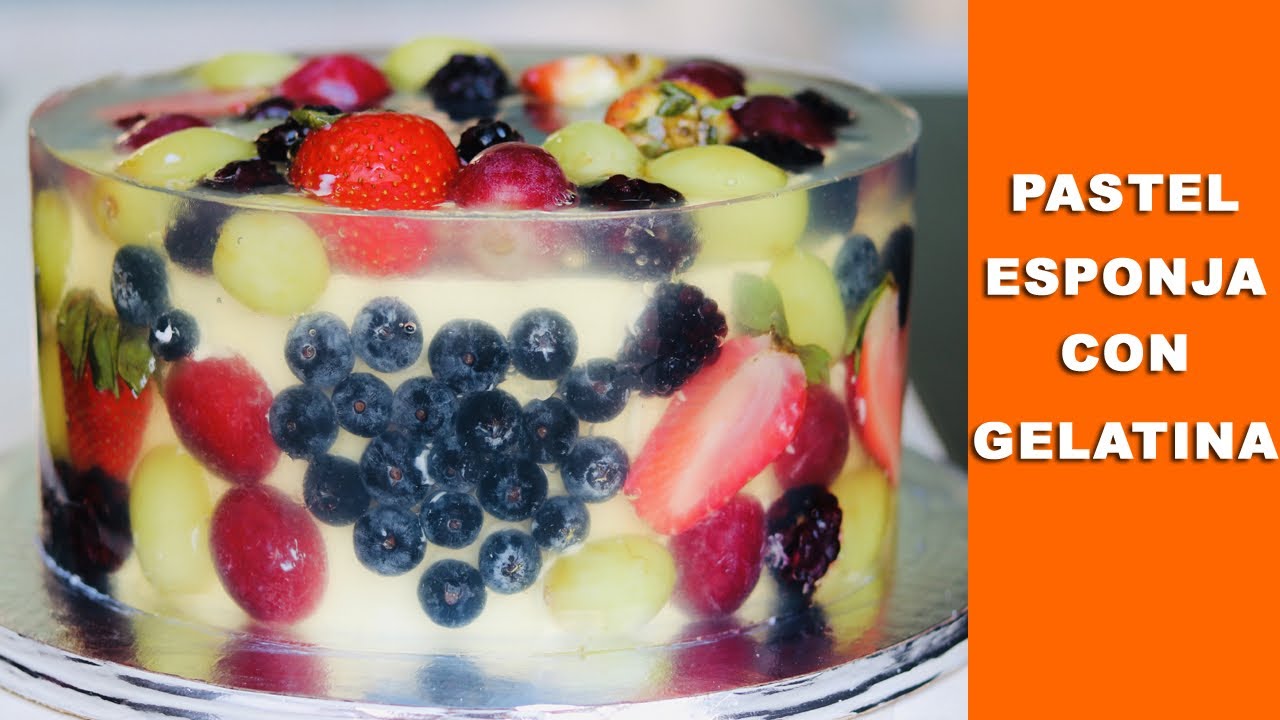 PASTEL DE FRUTAS con GELATINA |Fruit jelly | island cake | océan cake | magic cake | Magy cakes