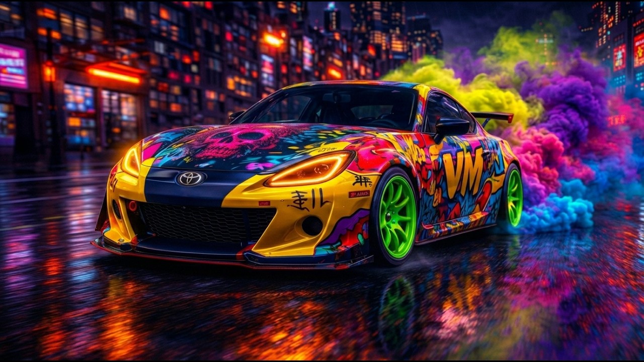 1 HOUR MEGA-MIX — Neon Street Drift Energy | High-Energy Cyberpunk Night Drive Music 🚗⚡