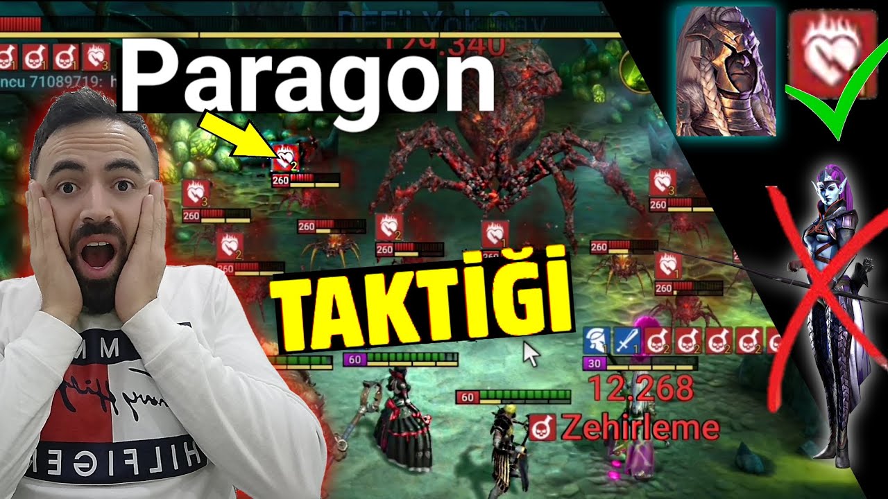 PARAGON İle HP Yanığı TAKTİĞİ VE DİĞER TAKTİKLER | RAID: Shadow Legends