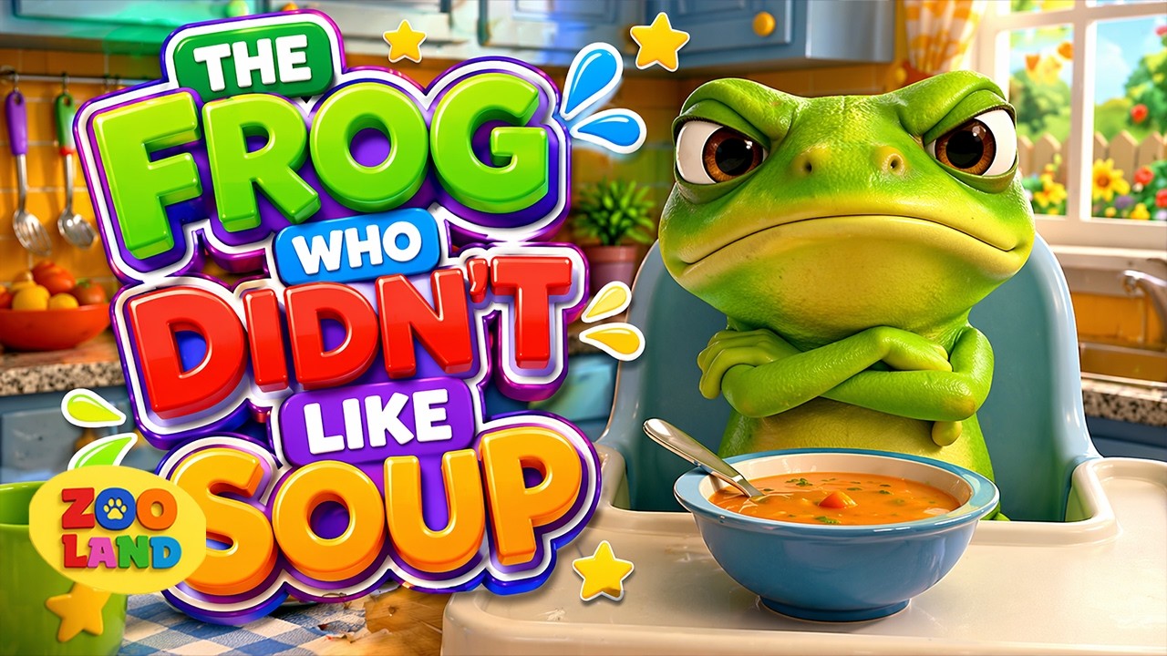 The Frog Who Didn’t Like Soup | Fun Nursery Rhyme | Animal Friends
