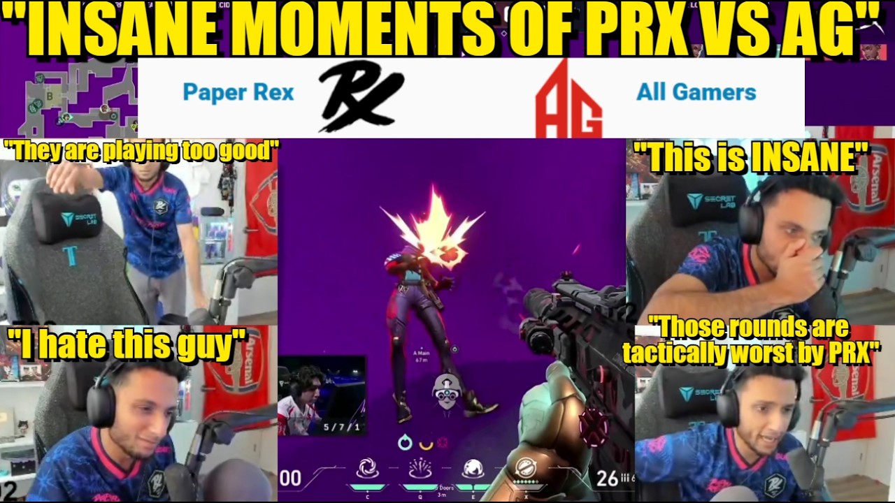FNS react to INSANE MOMENTS of PRX VS ALL GAMERS | VCT MASTERS SANTIAGO 2026  |