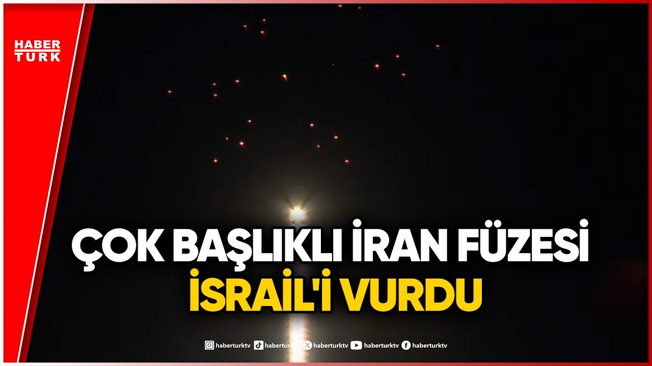 İran F&uuml;zeleri Tel Aviv&rsquo;i Hedef Aldı! Tel Aviv&rsquo;e F&uuml;ze Yağmuru