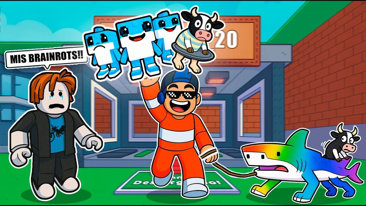 ROBAMOS TODO EL SERVIDOR DE ROBA UN BRAINROT Y NOS BANEAN 😂 | BRAINROT OP +100 MILLONES | Pathoblox