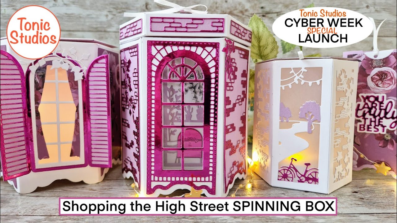 Tonic Studios SHOPPING THE HIGH STREET SPINNING BOX
