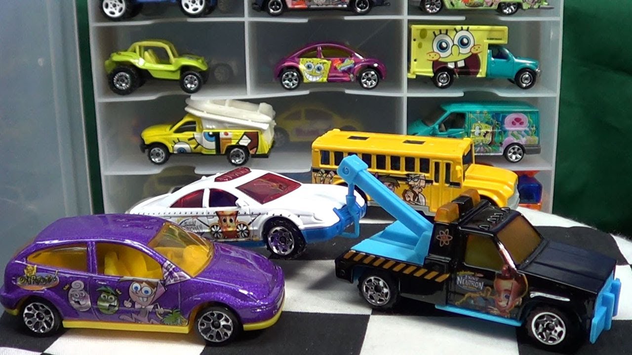 Spongebob, Jimmy Neutron, Fairly OddParents Eggmobiles Eggs From Matchbox 2005