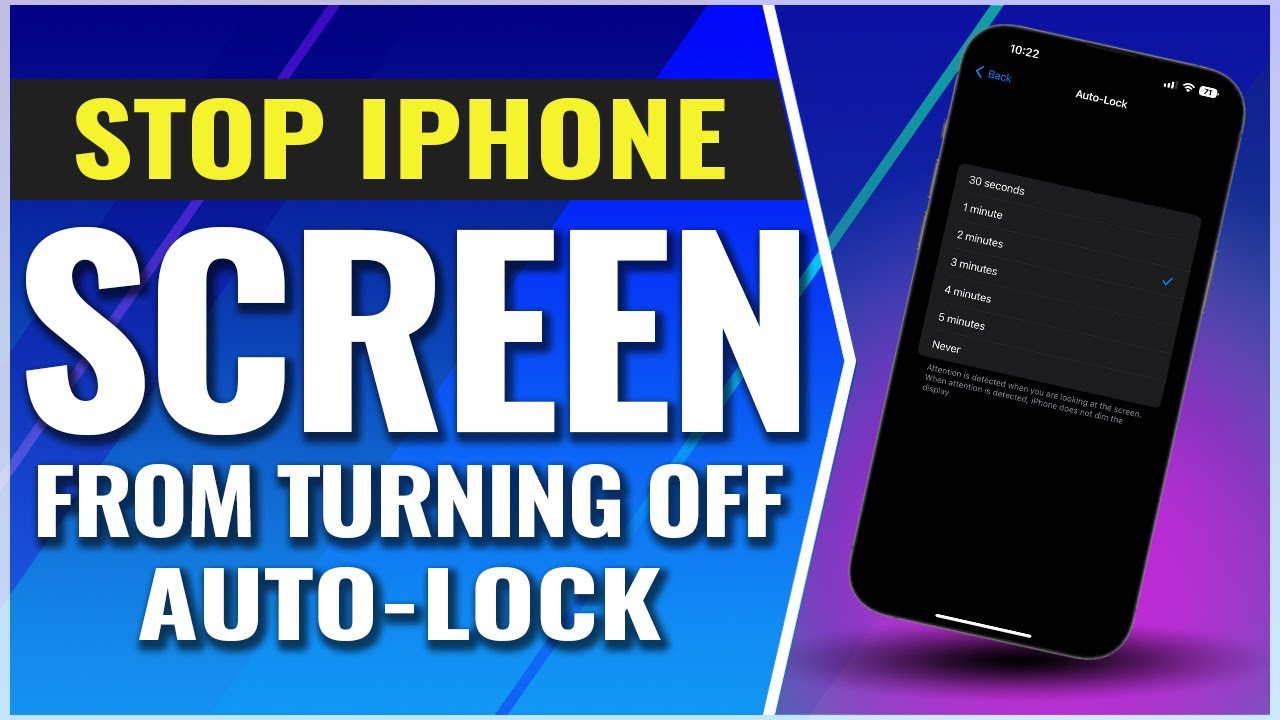 How To Keep Your iPhone Screen From Turning Off