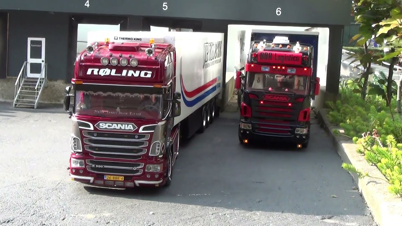 THE GREAT OUTDOORS!! DUTCH RC TRUCKS, SCANIA, VOLVO, MERC AND SOME BOATS!