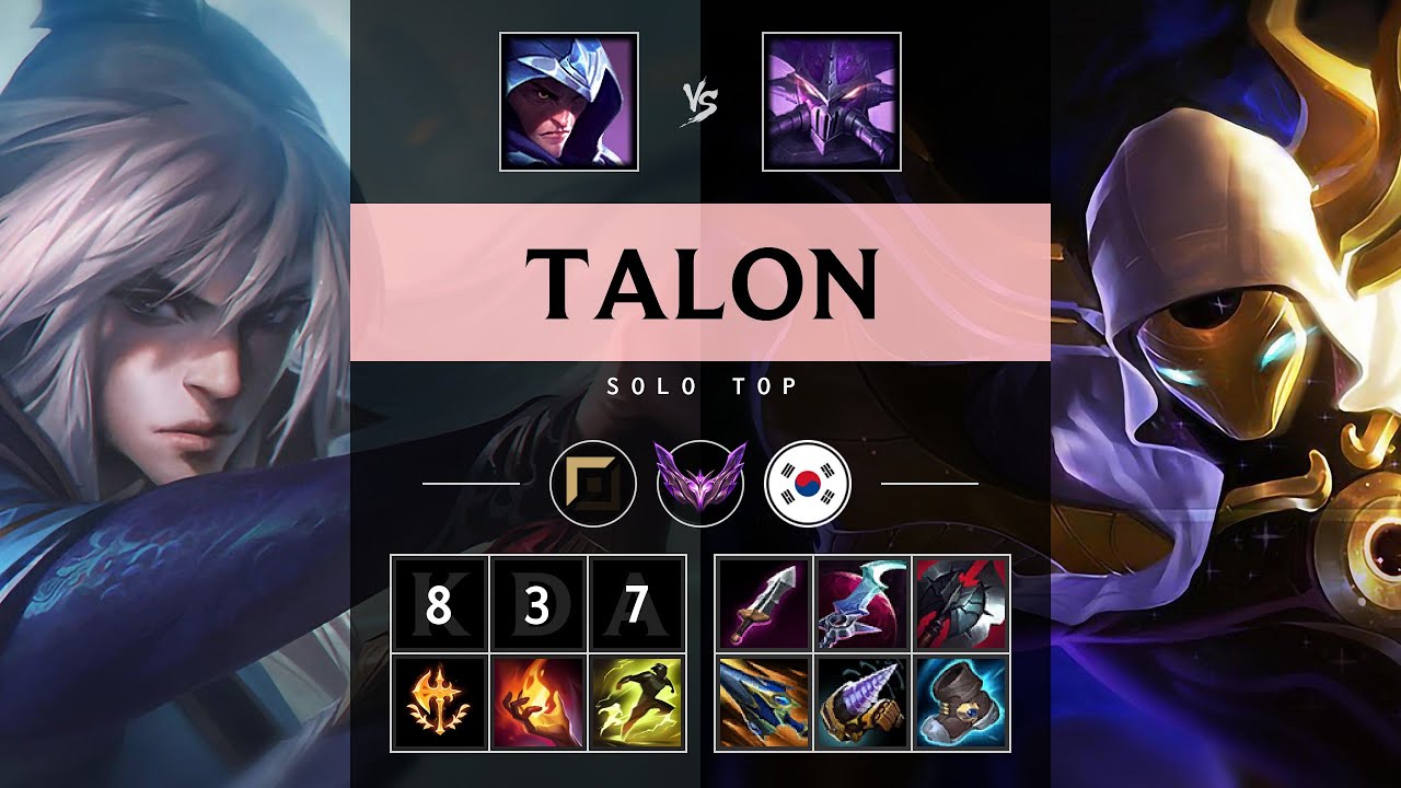 Talon Top vs Kassadin - KR Master Patch 25.11