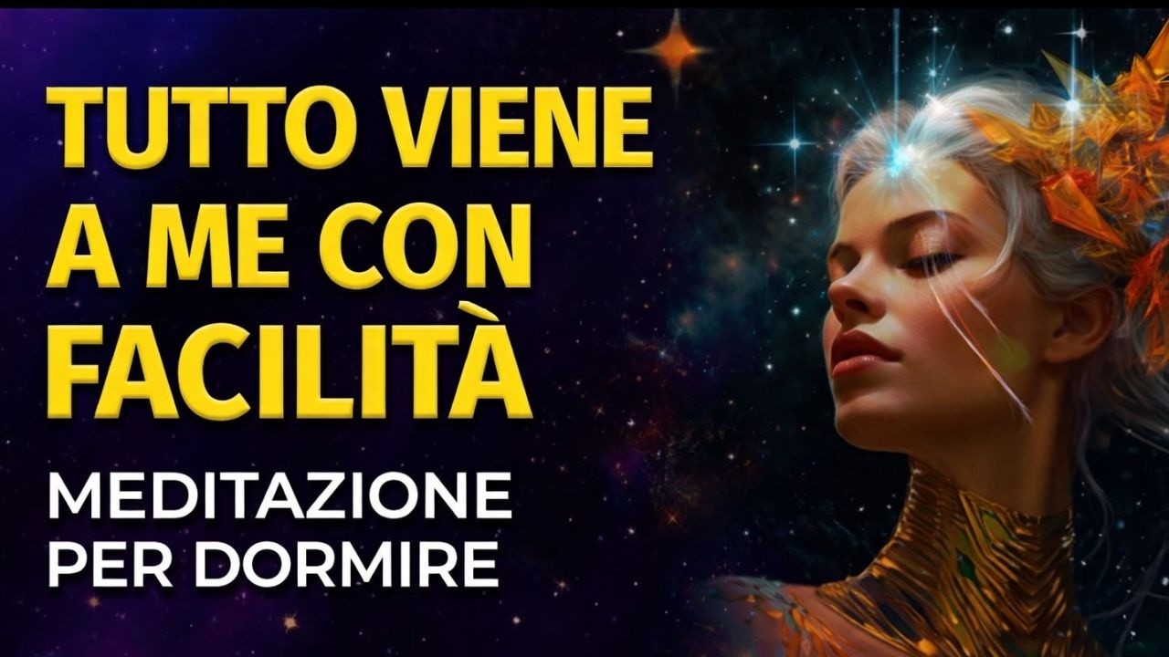 TUTTO VIENE A ME CON FACILITÀ | Meditazione Guidata per Dormire Profondamente 🌙✨