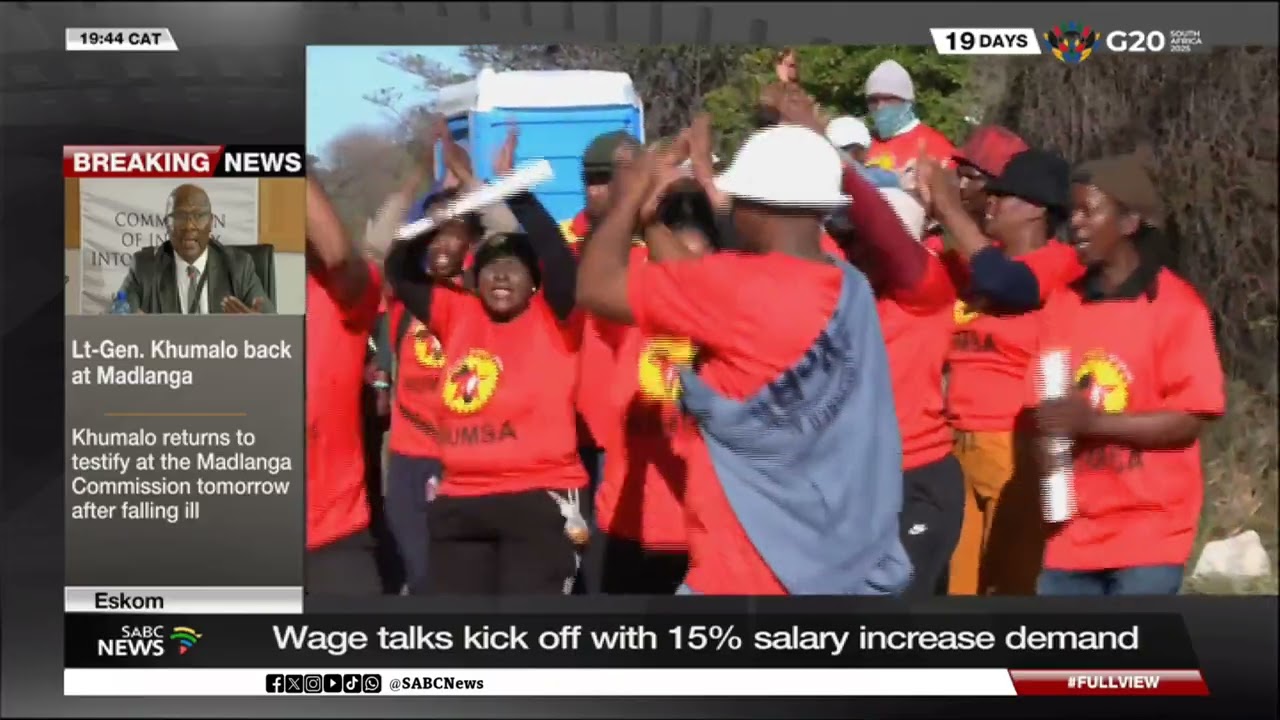 Eskom | Wage talks kick off with 15% salary increase demand