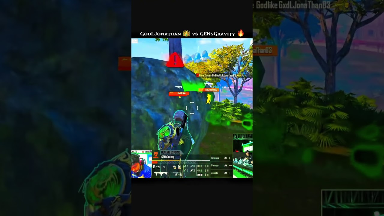 Jonathan vs Gravity &mdash; Guess who turned heat into victory? 👑🔥 #GodLJonathan #GENsGravity #1v1Fight