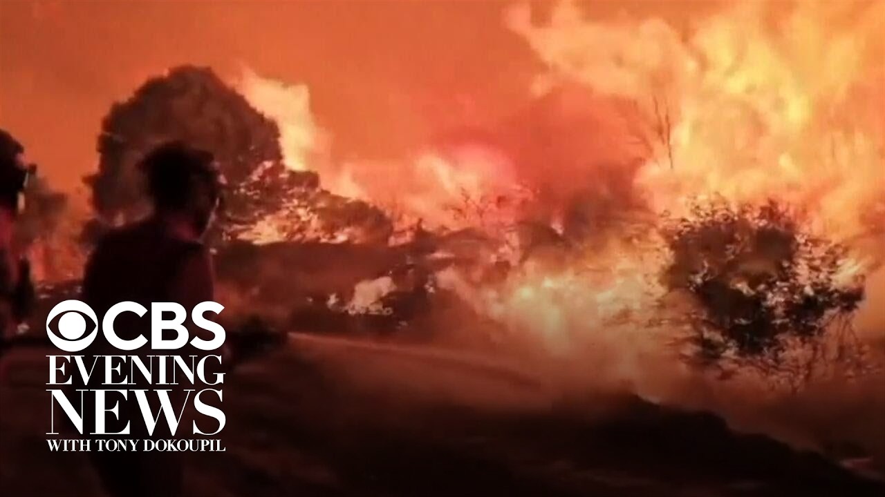 Firestorm burns out of control in Europe