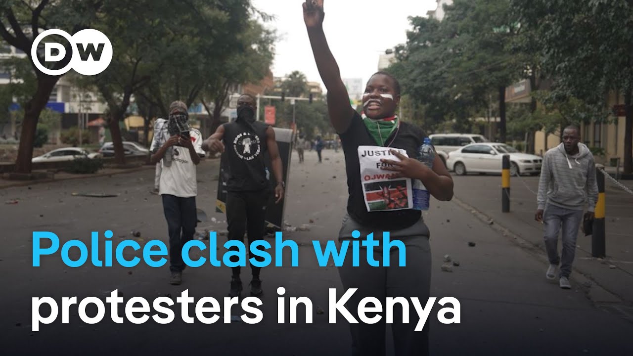 Kenya: police fire tear gas amid protests demanding justice for deceased blogger