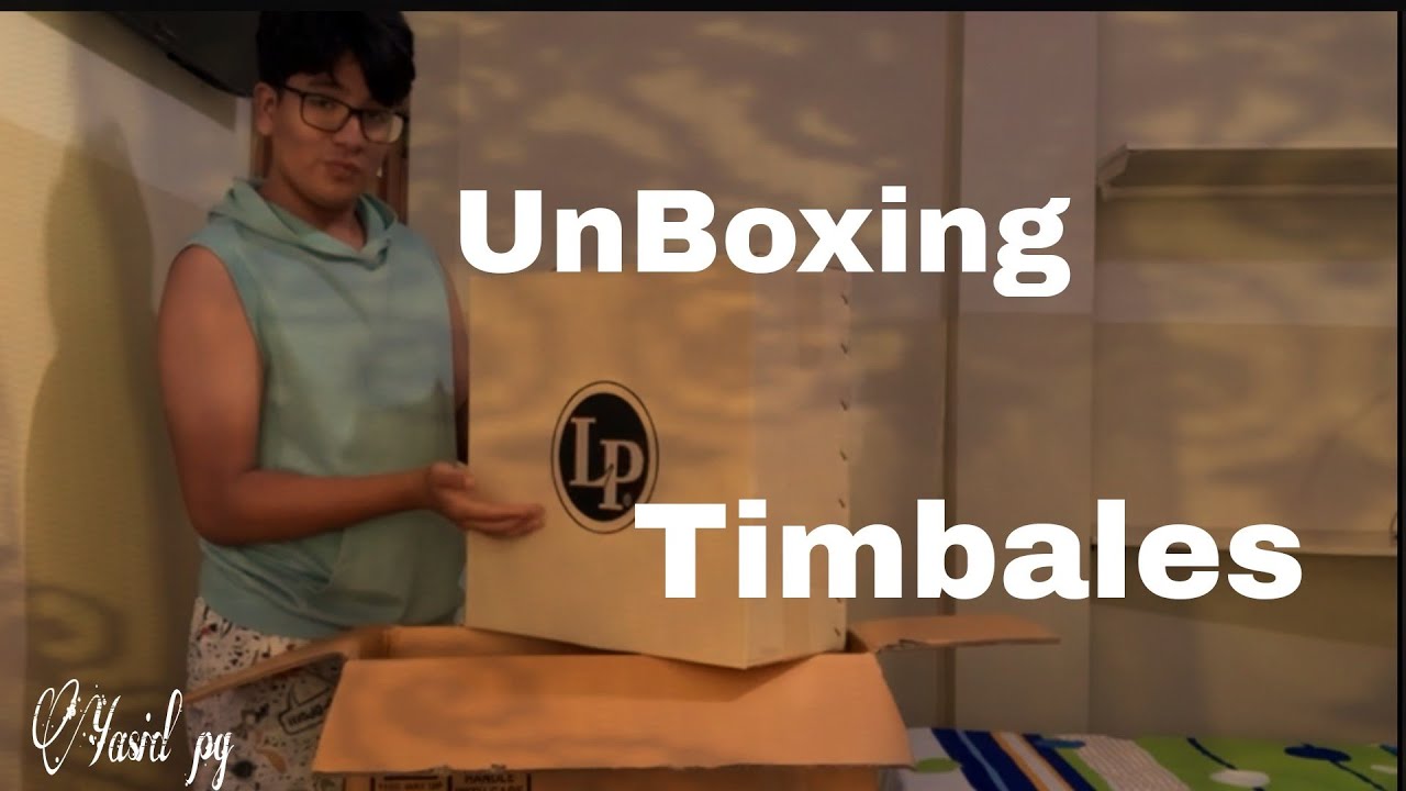 UnBoxing- Timbales Lp Matadores.(vlog1)