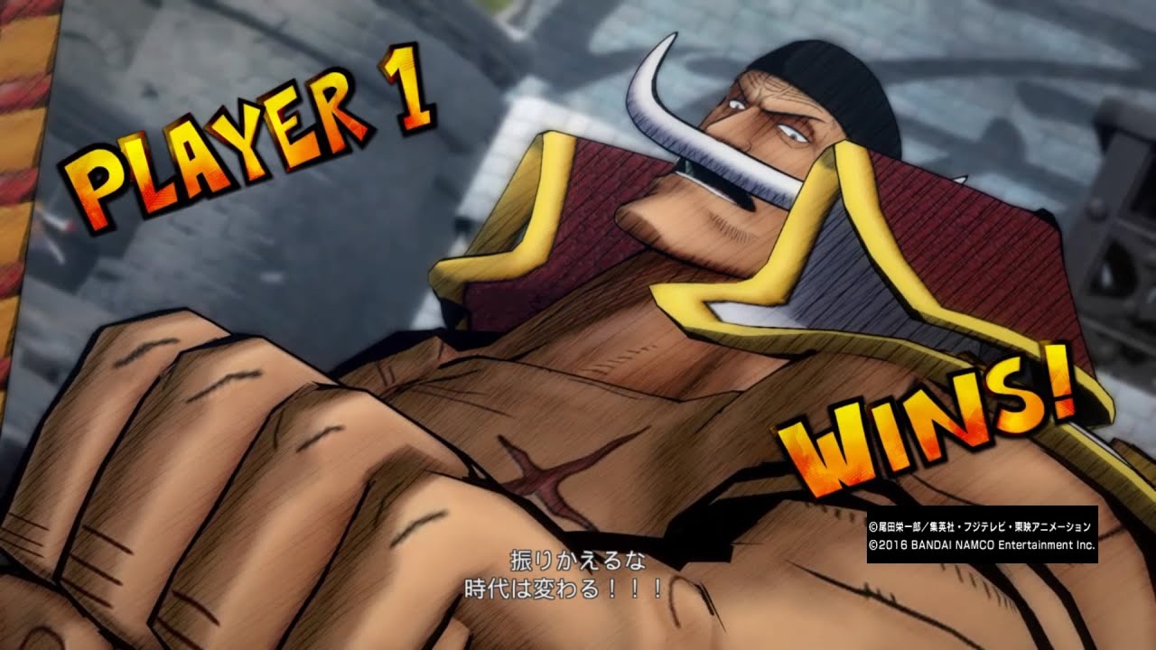 ワンピースバーニングブラッド 白ひげ コンボ [ONE PIECE BURNING BLOOD White beard combo]