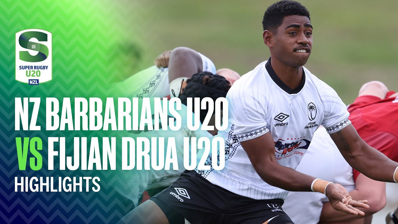 HIGHLIGHTS | Fijian Drua v NZ Barbarians | Super Rugby U20, 2025
