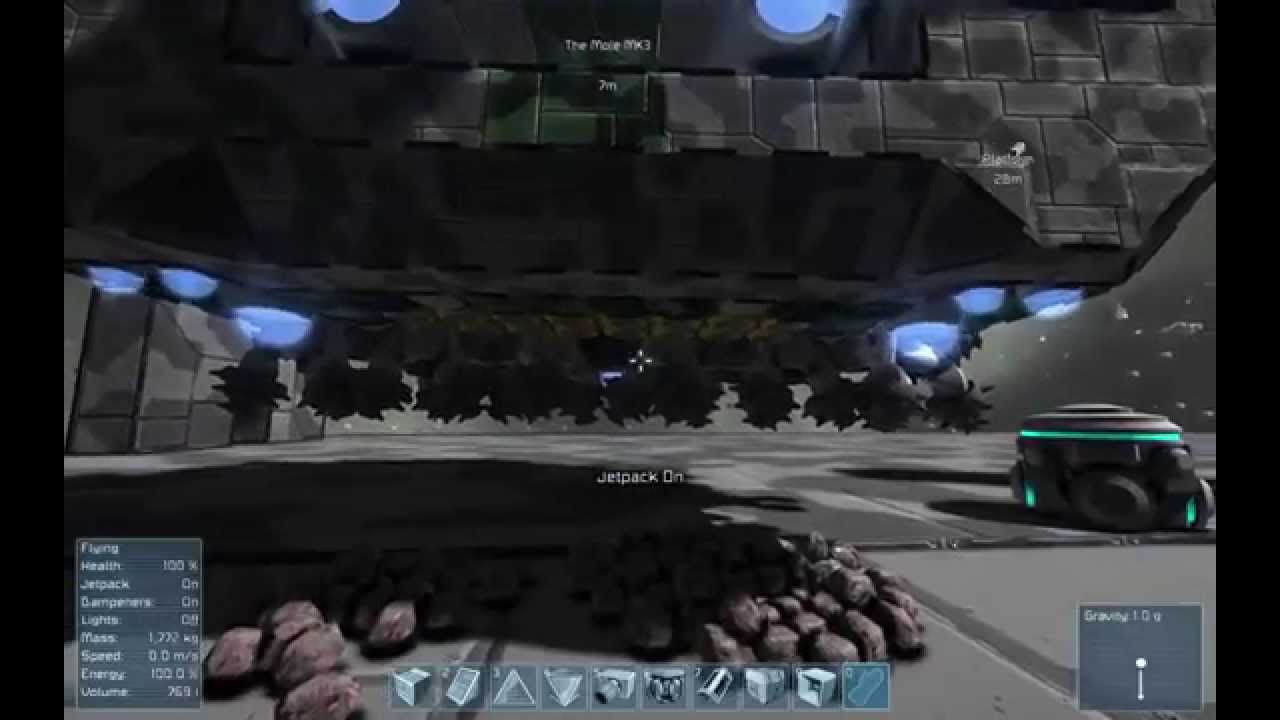 Mole MK3 - Unloading Cargo [Space Engineers]