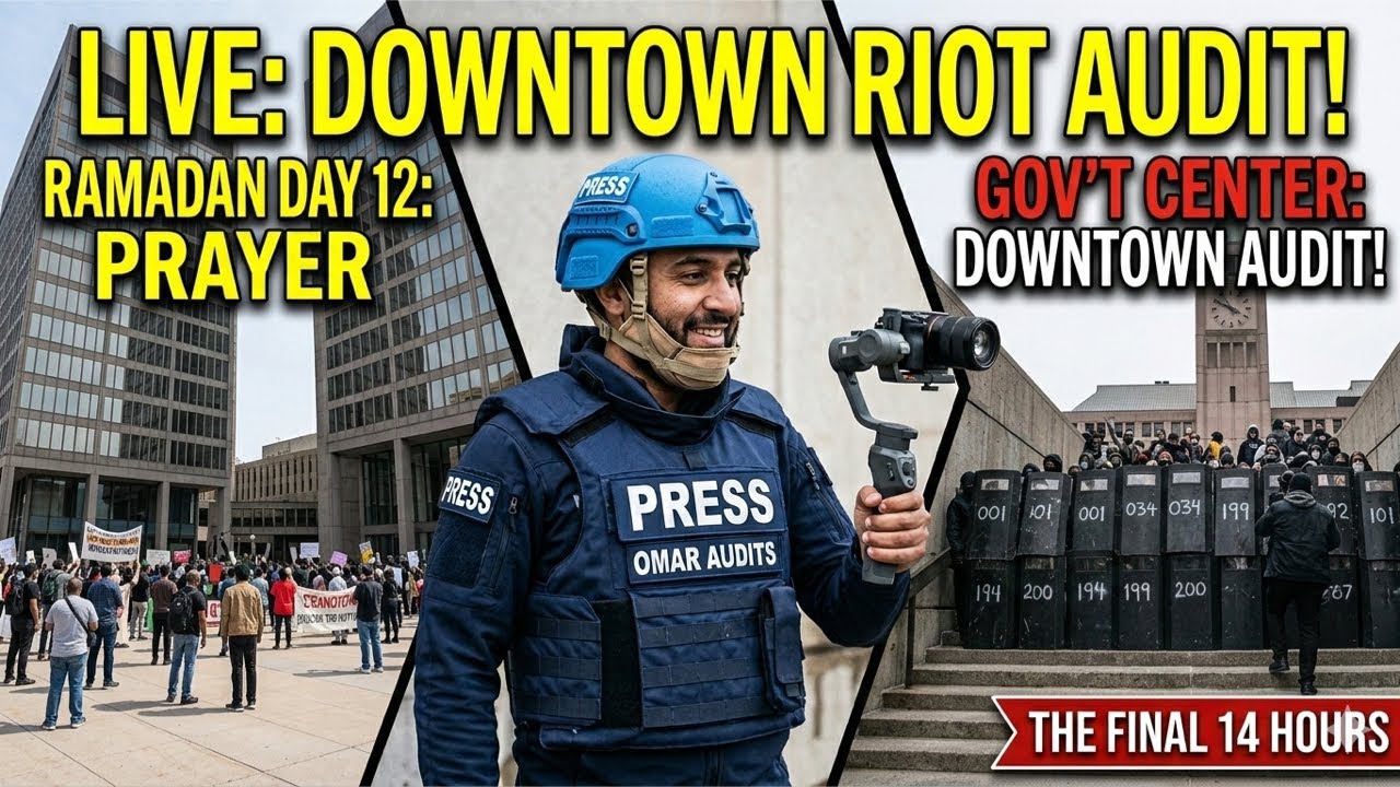 I ESCAPED THE ARRESTS. Now at City Hall: The Massive Anti-War Rally LIVE (Ramadan Day 12)