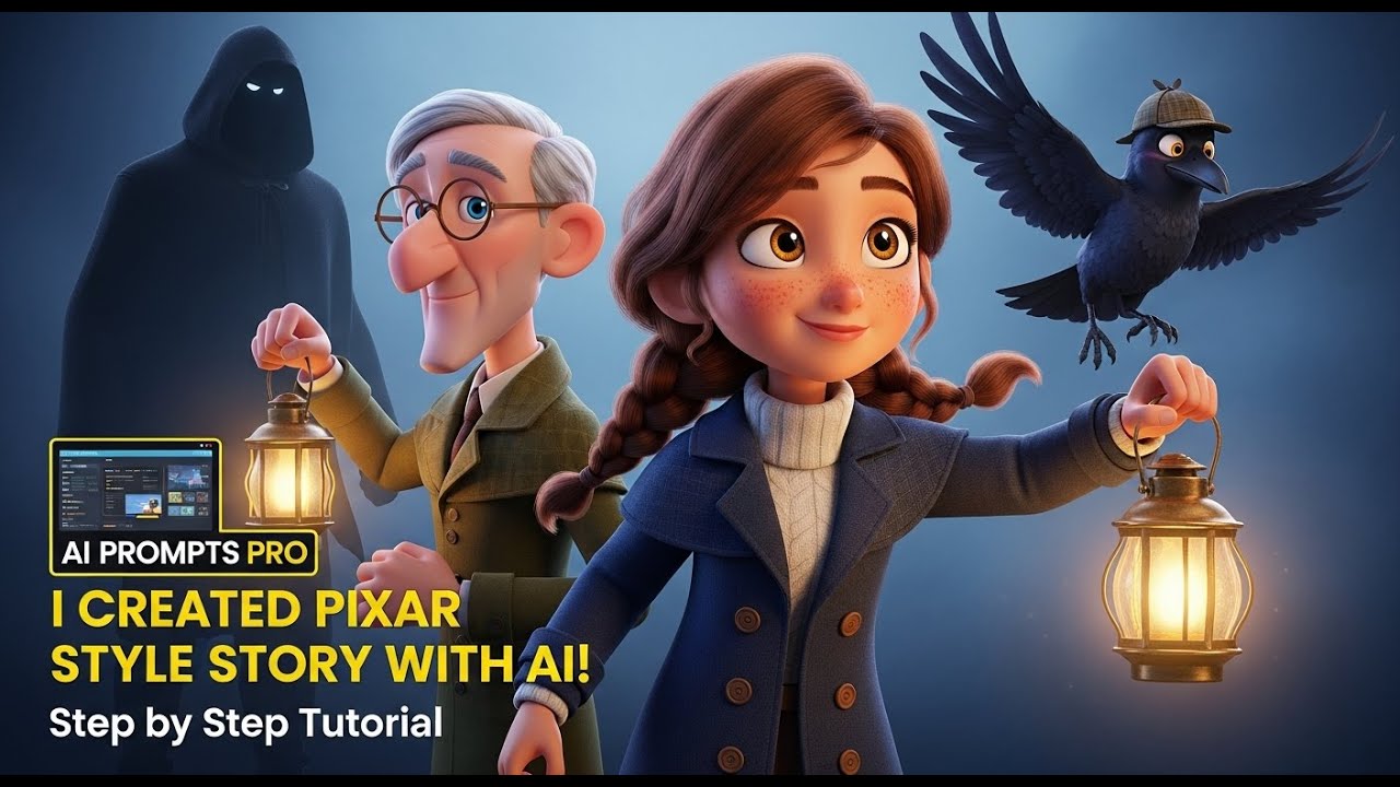 How to Make Pixar Style AI Animation Stories &ndash; Step by Step Tutorial