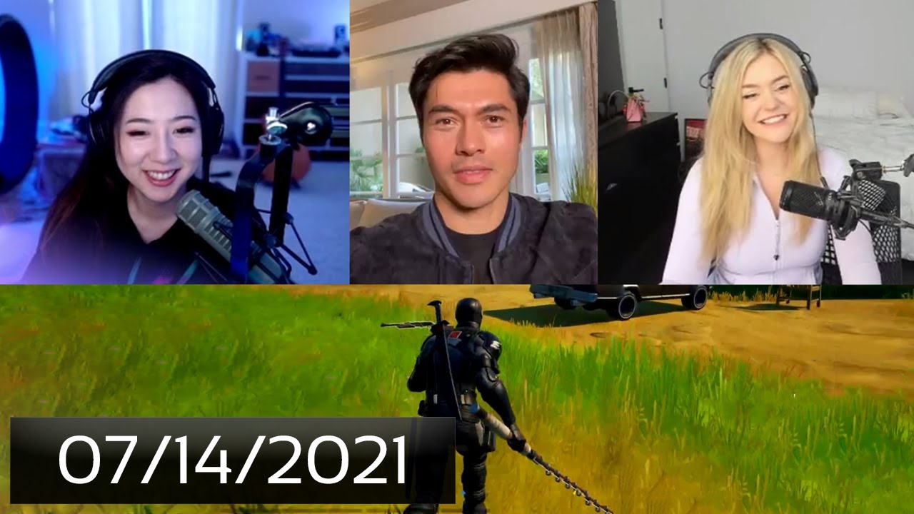 [07/14/2021] Fortnite with Henry Golding & BrookeAB for his new movie Snake Eyes #ad & GTA after!