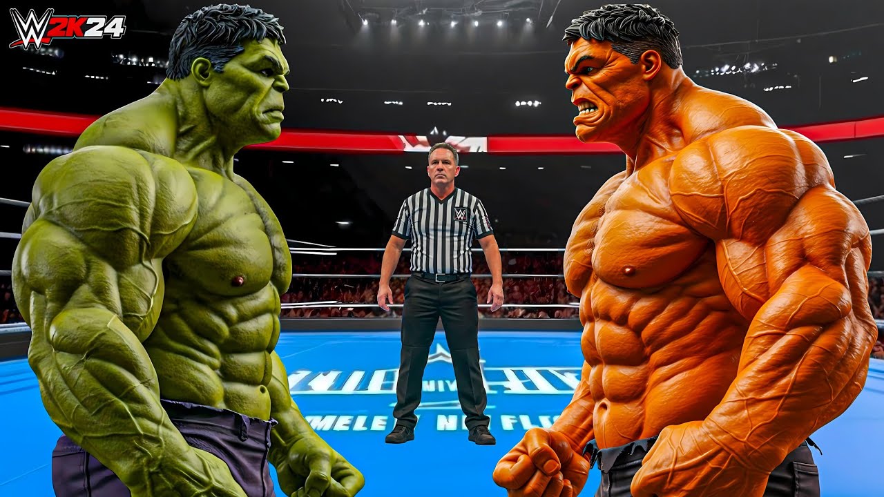 WWE 2K24 - HULK VS ORANGE HULK | PS5 Gameplay 