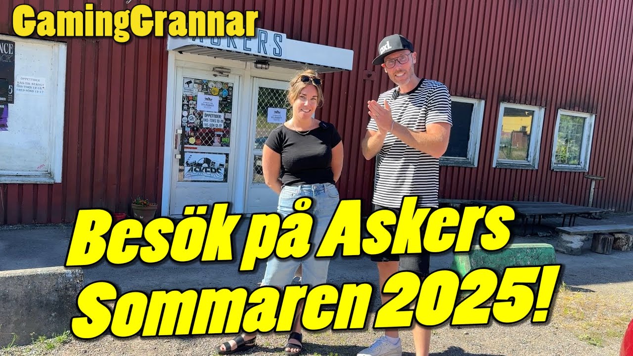 GamingGrannar besöker butiken Askers sommaren 2025! Titt på de hemliga lagren!