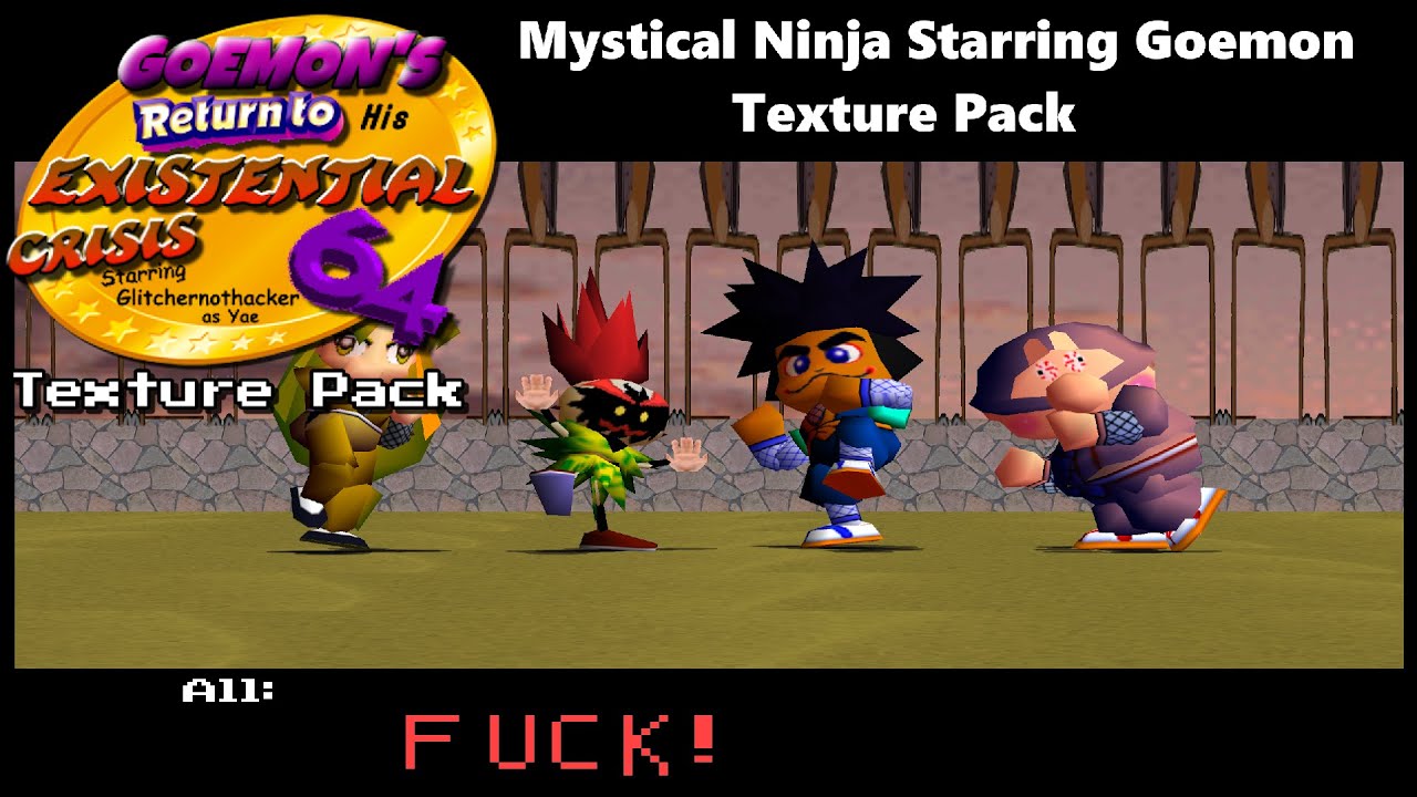 Goemon's Return to His Existential Crisis (Mystical Ninja Starring Goemon Texture Pack)